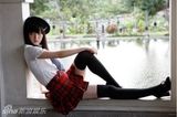 组图：铃木爱理校服写真清纯可爱