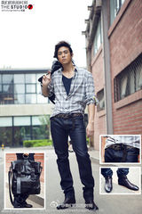 明星爱街拍40期：雅痞风VS金色金属搭配