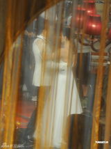 组图：张柏芝深圳赶戏避记者 剧组为维护秩序报警