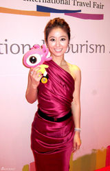 组图：林心如被授予首尔形象贡献之国际艺人大奖