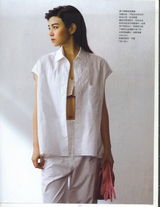 组图：陈妍希白色清新写真显国民气质