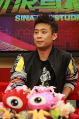 组图：《抹布女》海清张译吕夏做客新浪