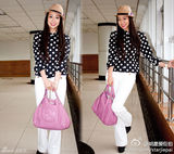 明星爱街拍第22期：经典基本款终极简约黑白色