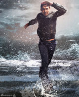 组图：张铎动感大片曝光 上演型男的速度与激情