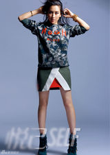 组图：马苏清凉大片 运动混搭诠释健康性感