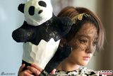 组图：黄晓明周迅阿信曝趣味写真 为大熊猫筹款