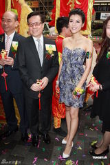 组图：陈茵媺过浪漫情人节 有物业被称小富婆