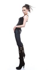 幻灯图：赵柯打造简约主义 写真张扬本色魅力