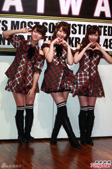 组图：AKB48台湾握手会卖萌 大赞美食成吃货