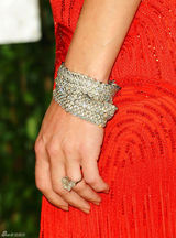 高清组图：凯特-哈德森透视礼服亮相奥斯卡派对