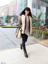 组图：白百何早春街拍汇总 精彩搭配华美绽放