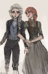 组图：各国粉丝神COS冰雪奇缘 YY姐妹百合情