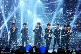 高清图：SuperJunior等歌手参加MBC music成立庆典