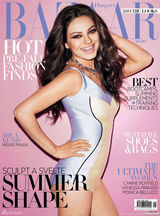 组图：米拉-库妮丝《BAZAAR》电眼魅惑