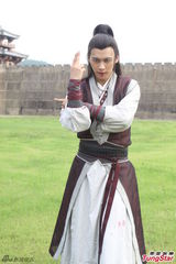 组图：《古剑奇谭》探班 阿娇(钟欣桐)乔振宇生死离别