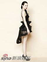 幻灯图集：韩星申敏儿写真 红唇冷艳