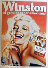 组图：玛丽莲-梦露生前经典广告招贴画