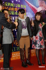 组图：郭富城出席记者会玩混搭 上海演唱会将举行