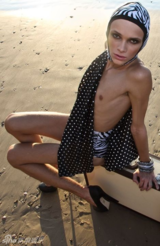 组图：乌克兰妖孽男模斯蒂夫写真雌雄同体