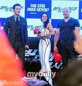 组图：《速度与激情6》韩国首尔举行首映红毯