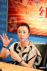 组图：《天涯明月刀》傅艺伟首演打女称过瘾