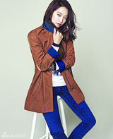 组图：韩星申敏儿时尚大片变身秋日女神