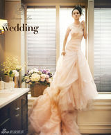 高清组图：韩星金尹慧婚纱写真变性感优雅美丽新娘