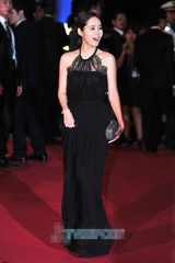 组图：韩佳人黑色长裙高贵优雅亮相红毯