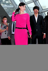 组图：章子怡张东健盛装走红毯 张柏芝粉裙美艳