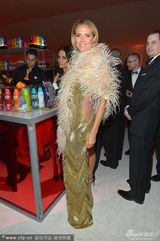 组图：奥斯卡艾滋基金派对海蒂-克鲁姆真空爆乳