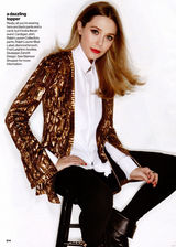 组图：伊丽莎白-奥尔森时尚秋装写真