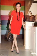 组图：廖碧儿出席时尚活动 否认林忠豪当面示爱