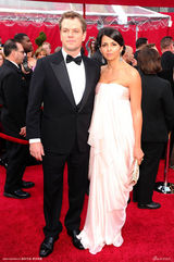 高清组图：第82届奥斯卡红毯 马特-达蒙携妻子亮相
