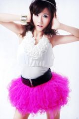 组图：韩小薰拍春日清新写真 被封“邻家美少女”