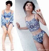 组图：滨崎步少女泳装照曝光 婴儿肥容貌变化大