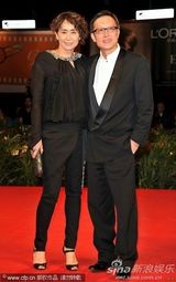 高清图：电影《精武风云》首映 甄子丹夫妇秀恩爱