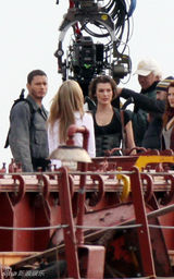 高清组图：《生化危机4》热拍 米勒携手乔沃维奇