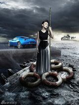 组图：车永莉个性大片黑色礼服显端庄