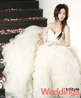 高清组图：韩星南圭丽(南奎丽)拍婚纱写真 宛若优雅娇美新娘