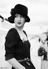 组图：时尚陈燃大玩穿越 优雅复古游走巴黎