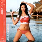 高清图：泳装超模2013年历露乳翘臀比拼性感