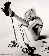 组图：Lady Gaga情色露点照 捆绑颓废风格大胆