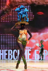 组图：俄罗斯人体彩绘大赛 裸模身姿妖娆