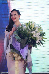 组图：周岚EP《嫦娥》发行 汪涵张国强等捧场