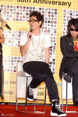 组图：滚石30周年演唱会启动 四大班长勇接苦差事