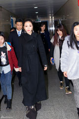 组图：柳岩性感深V裹身裙出席活动 男粉丝送抱