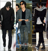 幻灯： 张东健元斌宋承宪飞往日本参加见面会