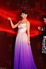 高清组图：贾青亮相上海电影节 高贵典雅现身红毯