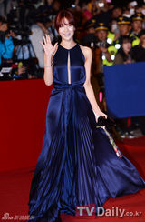 组图：韩国男女影星盛装参加釜山国际电影节