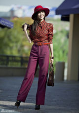 组图：辛芷蕾暖冬风情街拍大片  百变展现轻熟韵味